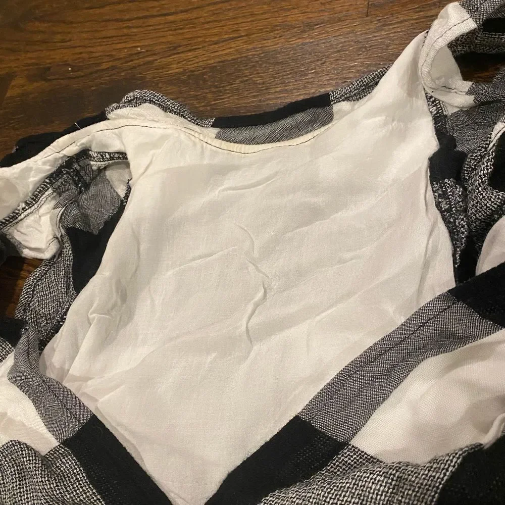 Anthropologie Cloth & Stone checkered gingham romper - Picture 14 of 15